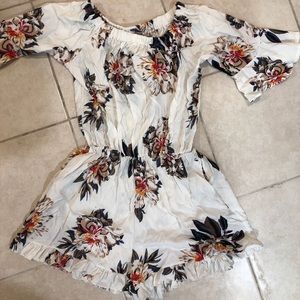 Romper floral print
